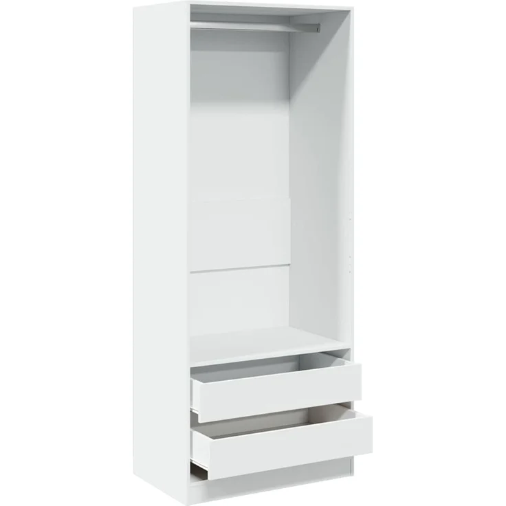 vidaXL Kleiderschrank Weiß 80x50x200 cm Holzwerkstoff 3307747 – Bild 5