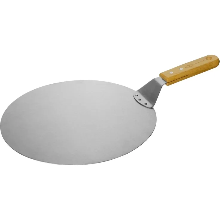 Pizzaschaufel 30,5 cm Pizzaheber Holzgriff Edelstahl Brotschaufel Pizzaschieber