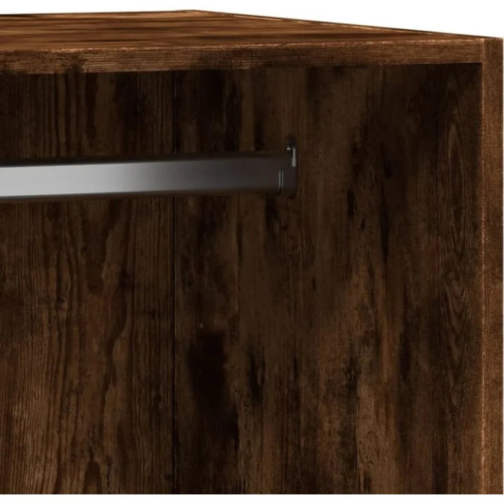 vidaXL Kleiderschrank Räuchereiche 48x41x102 cm Holzwerkstoff 840818 – Bild 9