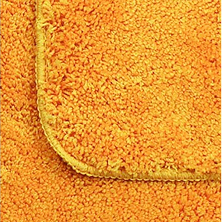 Brandsseller Badematte 70x120 cm Badteppich Badvorleger Badezimmerteppich Duschvorleger Orange – Bild 5
