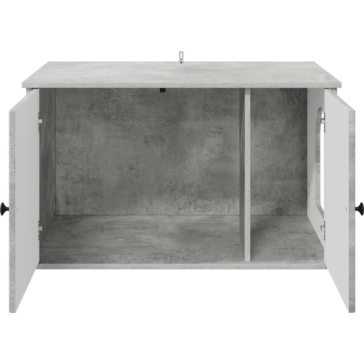 vidaXL Katzenhaus Beton 85 x 55 x 50 cm Holzwerkstoff 8000728 – Bild 6