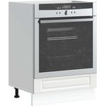 Herdumbauschrank, Küchenschrank Porto Weiß Holzwerkstoff