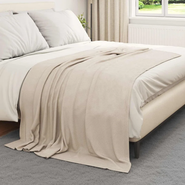 vidaXL Wohndecken 24 stk. Beige 200 x 150 cm 10,41 kg Fleece 42017086 – Bild 3