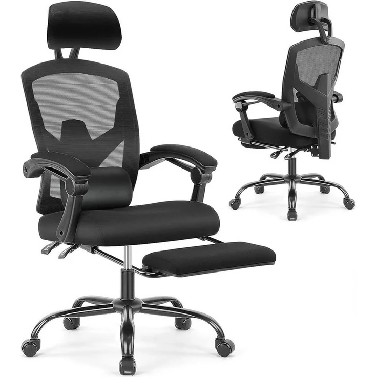 DUMOS Kommode mit Schubladen - Kommoden & Sideboards für Schlafzimmer Geeignet, Komodenschrank mit 4 Schubladen, Stoffkommode mit Stabilem Stahlrahmen, Ideal für Schlafzimmer, Wohnzimmer (Grau) – Bild 1
