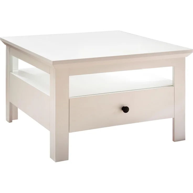 Trendteam 'Baxter' Couchtisch, Holz weiß, 70 x 45 x 70 cm
