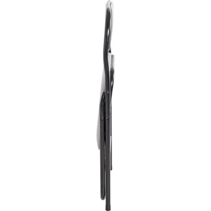 HAKU Möbel Klappstuhl 6er Set grau, schwarz, Metall, Samtgewebe - Maße: B 45 cm x H 81 cm x T 45 cm, Style: Modern – Bild 8