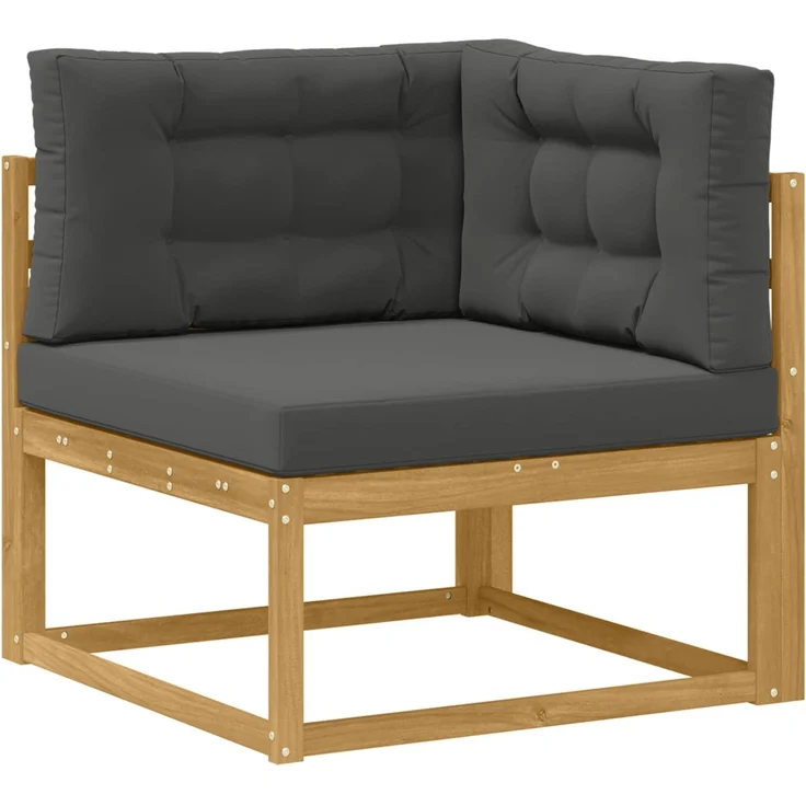 vidaXL Outdoor-Sofagarnitur 5 stk. 6-Sitzer Weiß und Anthrazit 3386676 – Bild 5