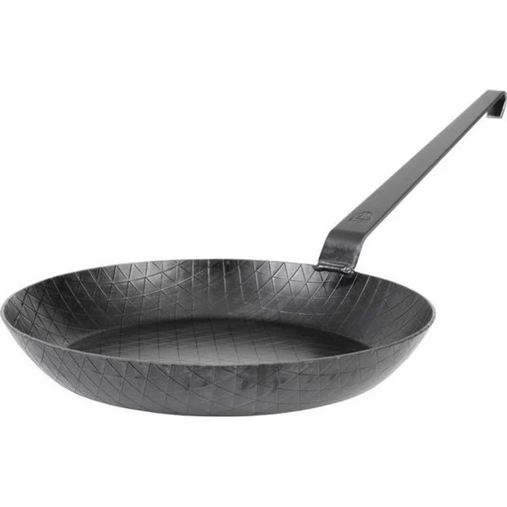Schmiedeeiserne-Bratpfanne 32 cm, hoher Rand – Bild 3