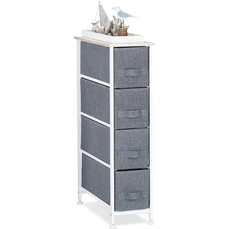 Relaxdays Regalsystem verschiedene Varianten grau – Bild 1