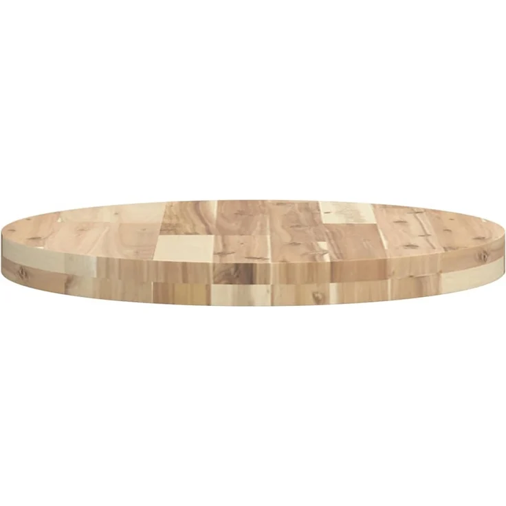 vidaXL Tischplatte Rund Ø50x4 cm Massivholz Akazie 4008689 – Bild 6