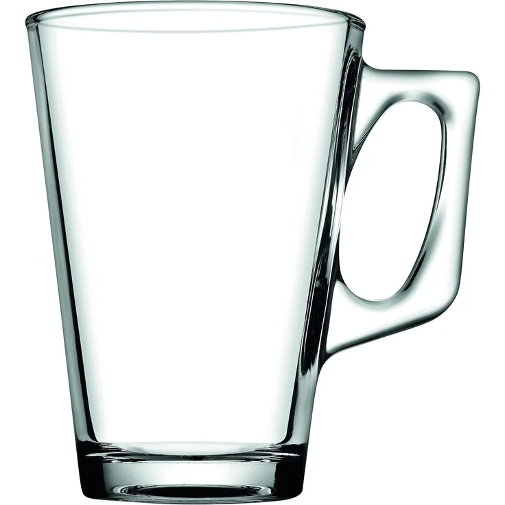 Pasabahce, 2-er Set Vela Style 55201 Tee oder Kaffee Glastasse mit Henkel, ca. 250 ml Fassungsvermögen – Bild 2