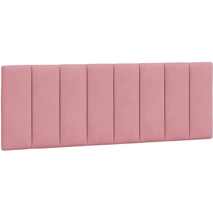 vidaXL Kopfteil-Kissen "Hanko" Rosa 140 cm Samt