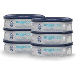 Angelcare Nachfüllkassetten für Windeleimer Dress-Up und Classic XL 6 Stück