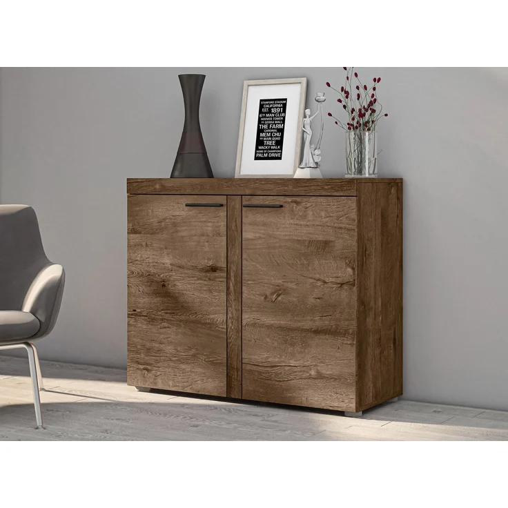 AX LIVING Schmal Kommode Spacoro 2D – Eleganz für Ihr Zuhause, Lefkas – Bild 1