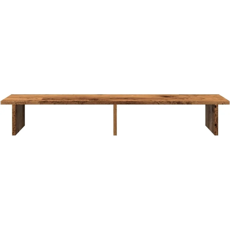 vidaXL Monitorständer Altholz-Optik 100x27x15 cm Holzwerkstoff 854713 – Bild 4
