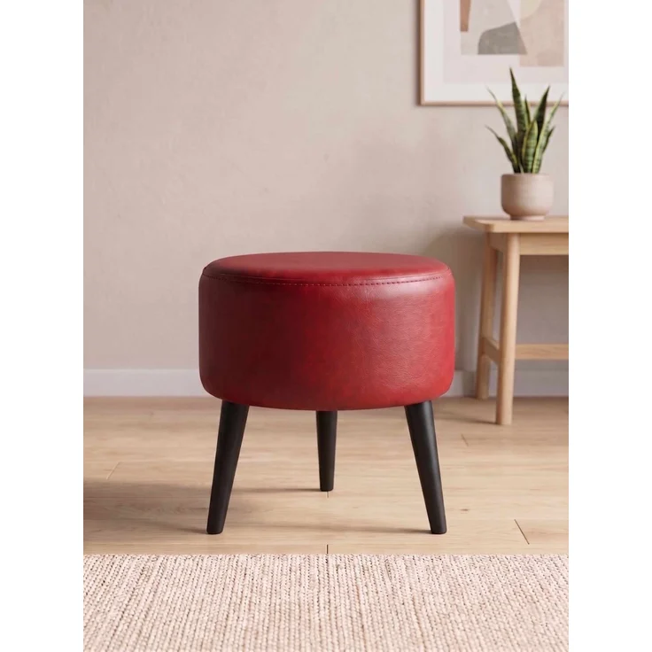 Hanah Home 'Az-Ovl-01-Syh - Red' Pouffe, Rot, 40 x 42 x 40 cm – Bild 1