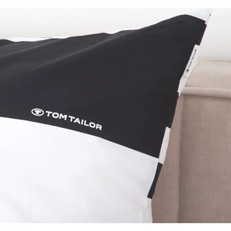 TOM TAILOR HOME Wendebettwäsche Siena in Gr. 135x200, 155x220, 200x200, 200x220 cm, Renforcé, 2 teilig, gestreifte Bettwäsche aus Baumwolle, Bettwäsche mit Wendeoptik – Bild 6