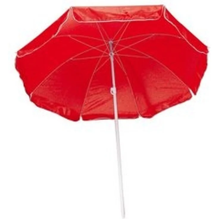 Macma Sonnenschirm Strandschirm / Sonnenschirm / stufenlos verstellbar / Farbe: rot – Bild 4