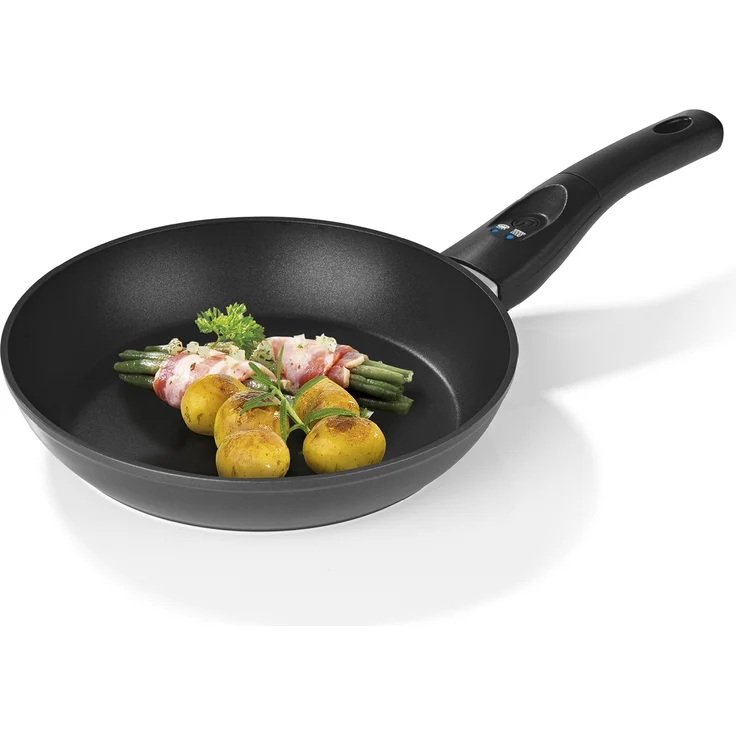 MAXXMEE Aluminium-Pfanne mit LED-Anzeige und Signalton - 24 cm - schwarz – Bild 7