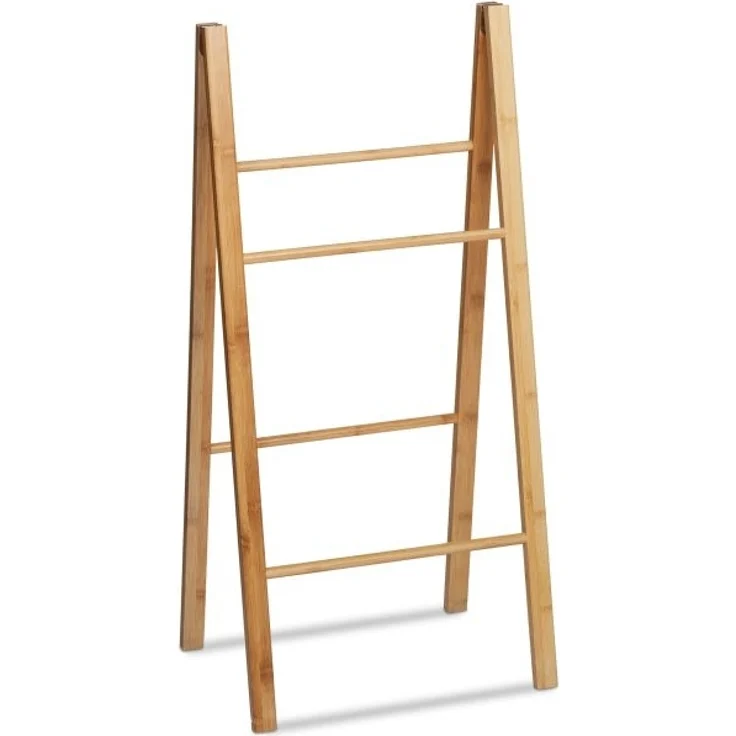 Handtuchleiter Bambus klappbar – Bild 6