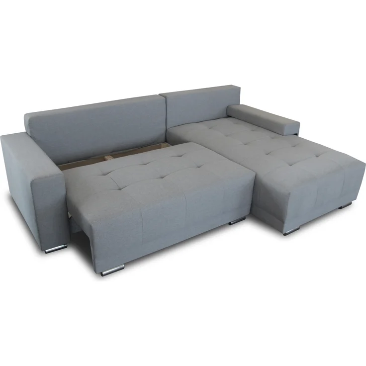 Ecksofa Pavo mit Schlaffunktion und Bettkasten - L-Form Couch mit Bonell-Federkern, Polsterecke, Couchgarnitur, Eckcouch, Sofa, Sofagarnitur (Sawana 27) – Bild 4