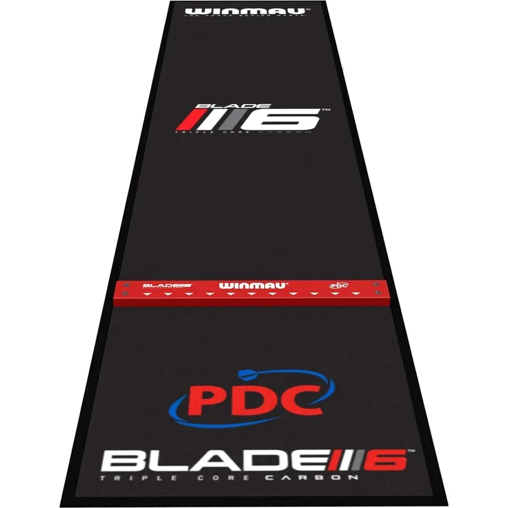 Winmau Dartmatte Dartmatte Pro Zone Precision Blade 6 8215, Mat Dartteppiche Matte für Dartscheiben Boards