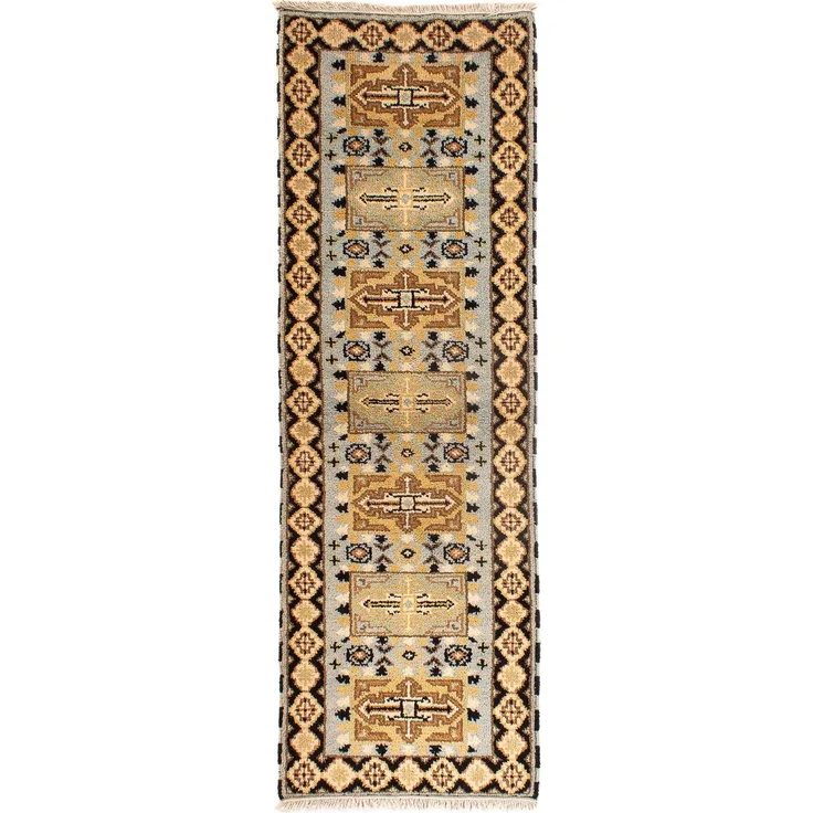 Morgenland Läufer Ziegler - Kazak - 199 x 65 cm - mehrfarbig
