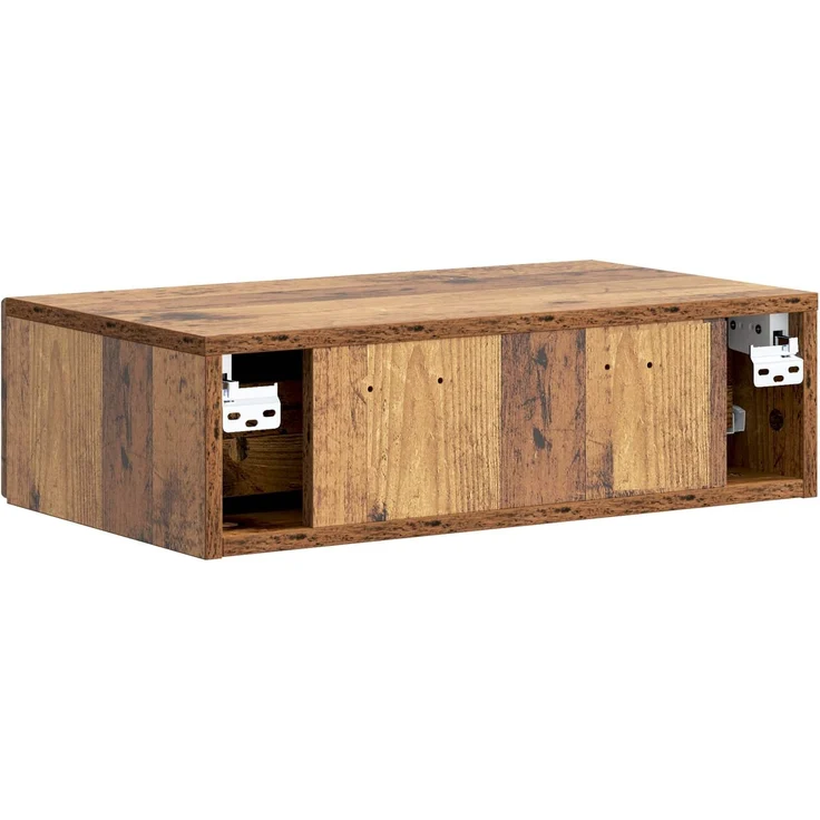 vidaXL Wandmontierter Beistelltisch Altholz 59 x 34,5 x 17 cm 898153 – Bild 7