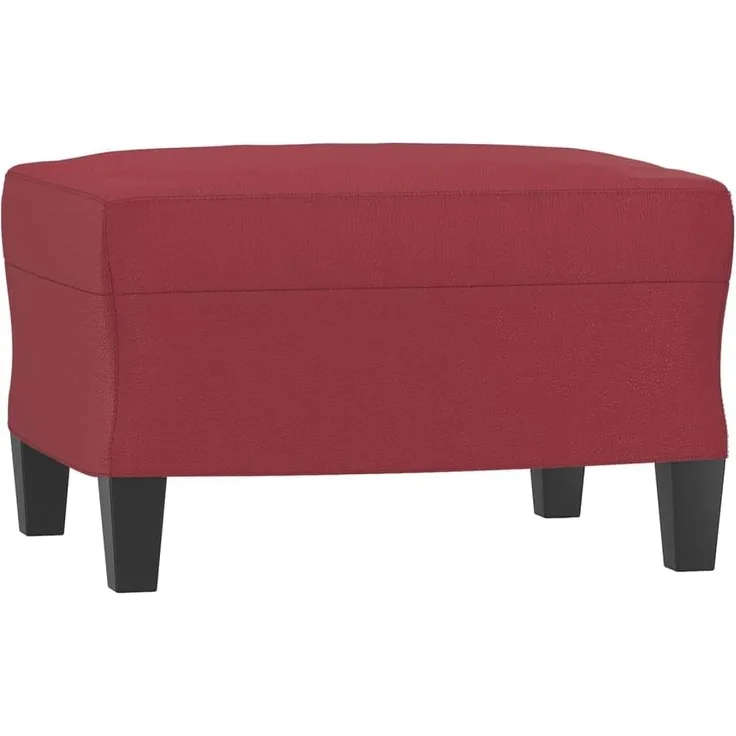 vidaXL Fußhocker Weinrot 60 x 50 x 41 cm Kunstleder [349339]