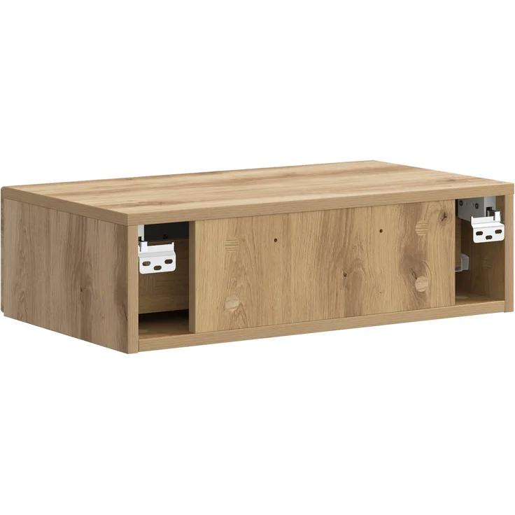 vidaXL Wandmontierter Beistelltisch Artisan-Eiche 59 x 34,5 x 17 cm 899344 – Bild 6
