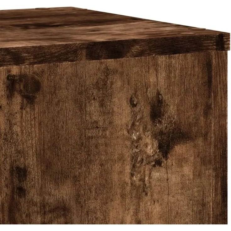 vidaXL Pflanzenständer 2 Stk. Räuchereiche 30x30x50 cm Holzwerkstoff 852919 – Bild 7