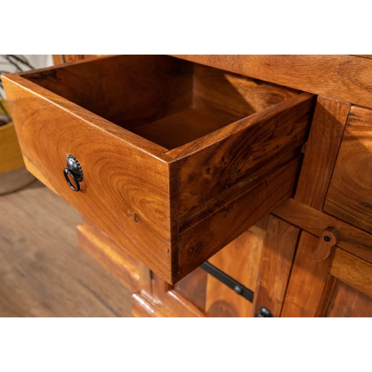 Sideboard Akazie 160x45x85 honig lackiert OXFORD #0902 – Bild 6