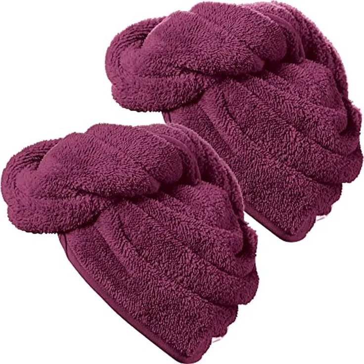 Erwin Müller Handtuch Turban 2er-Pack, Frottier, Microfaser Uni