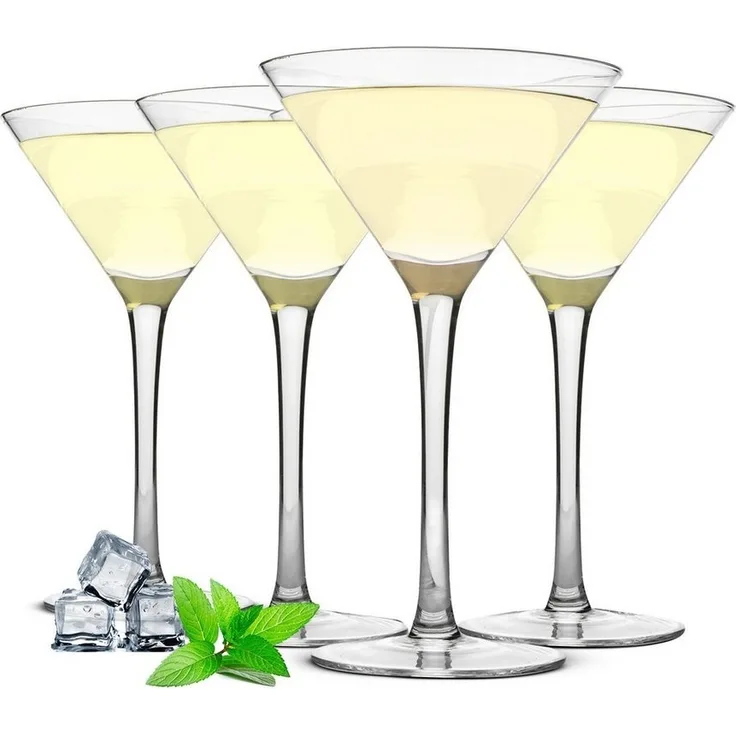 Sendez Martiniglas 4 Martinigläser 230ml Martinischale Cocktailgläser, Glas