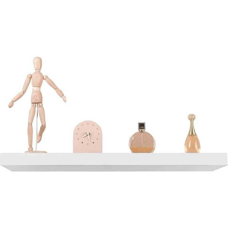 Woltu Wandregal, 4-tlg, Schweberegal für Deko Wandablagen aus MDF Holz – Bild 2