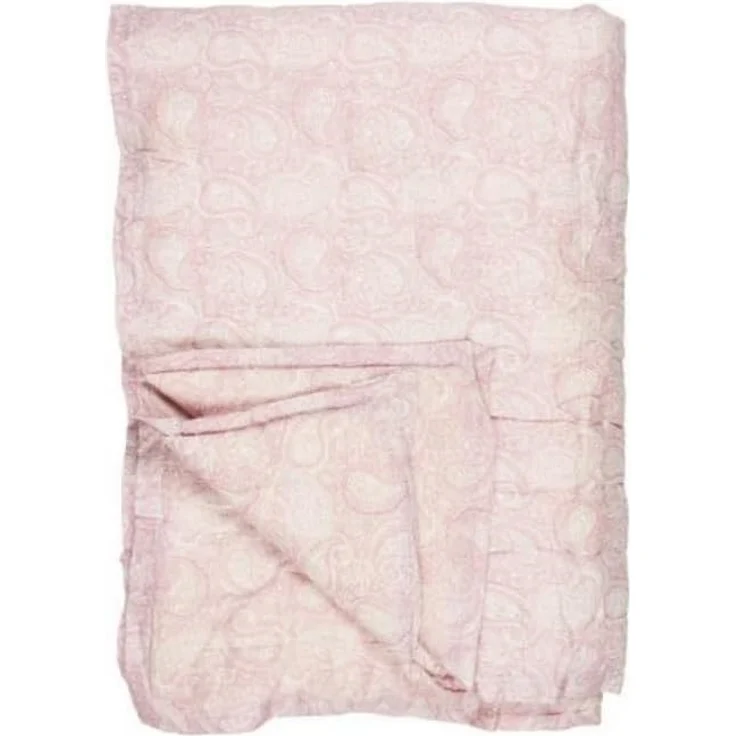 Ib Laursen - Decke Quilt Tagesdecke 170x130cm Rosa Malve Paisleymuster 19212-38