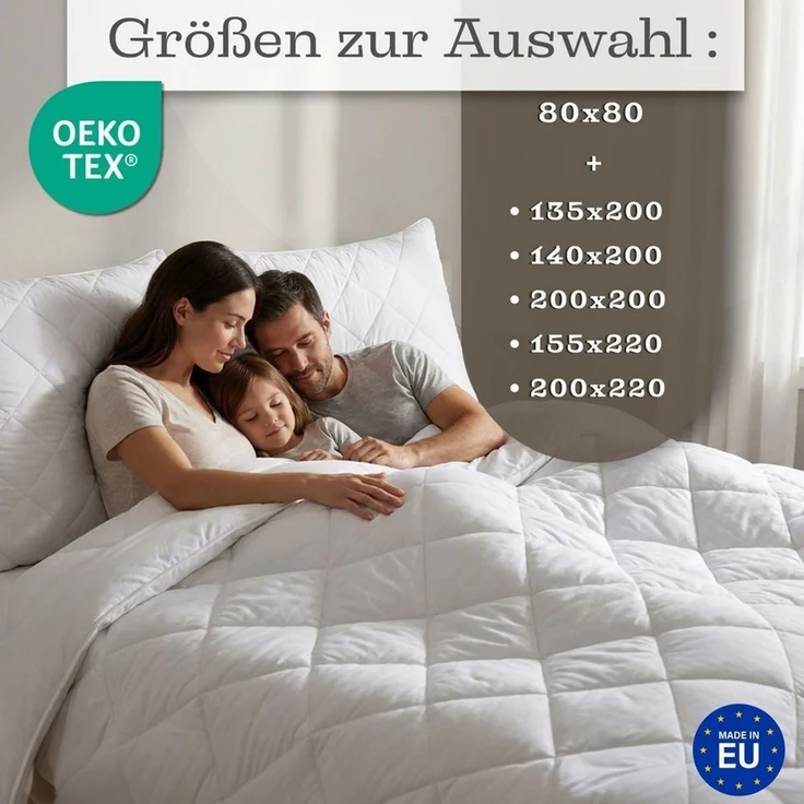 Amazinggirl Microfaserbettdecke Ganzjahresdecke Bettdecke 2. Wahl - Bettdecken Duvet Bett Decke – Bild 2
