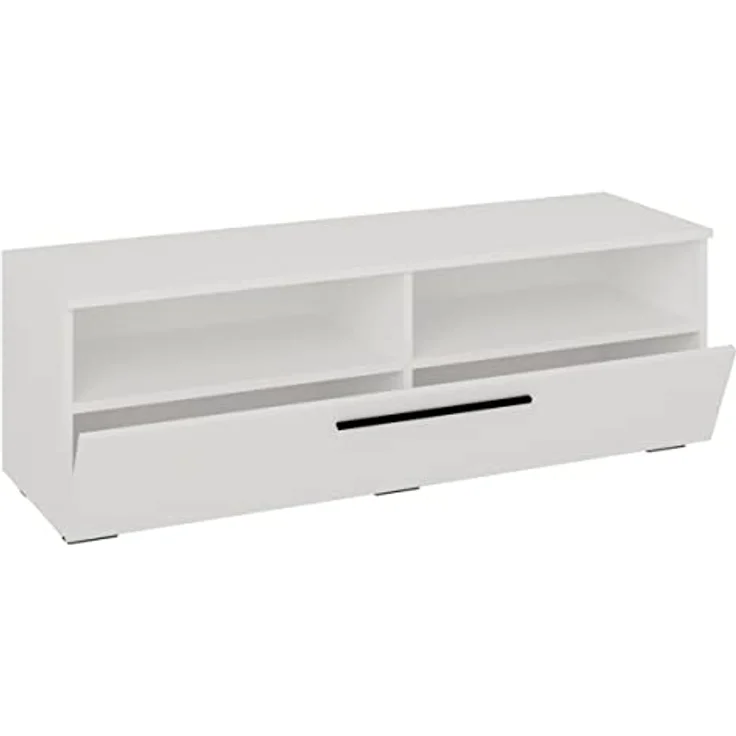 MID.YOU Lowboard, Weiß, Metall, stehend, 115x39x40 cm, Wohnzimmer Möbel mit Klapptüren – Bild 3