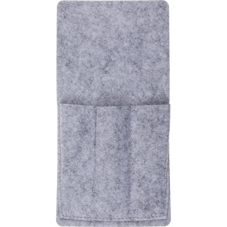 Tischset Bestecktasche in Grau oder anthrazit 24x12 cm aus Filz Platzset grau