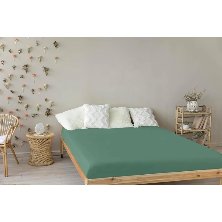 Livessa Spannbettlaken 140x200 cm aus Baumwolle Single-Jersey Stoff 140 g/m², Spannbetttuch/Bettlaken, Oeko-TEX Zertifiziert (M24M05FF9), passt auch für 150x200 cm Matratzen – Bild 5