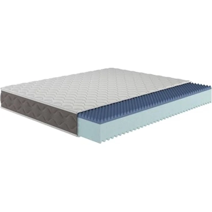 Talamo Italia - Amaltea-Doppelmatratze, Memory Foam-Matratze, ergonomische Matratze, milbenhemmende und hypoallergene Matratze, 100% Made in Italy, 140 x 190 x 21 cm – Bild 6