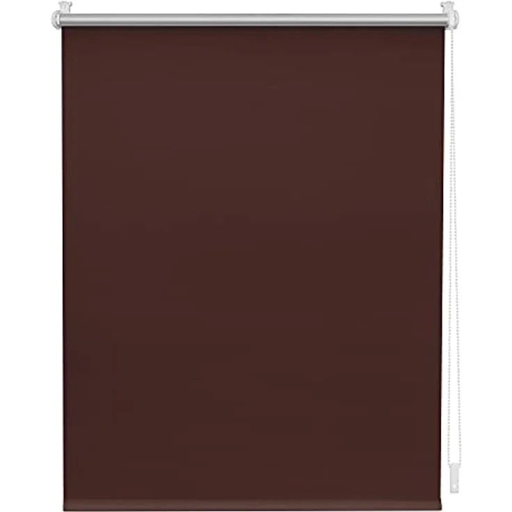 Lichtblick Thermo-Rollo Vancouver 40x150 cm (BxL) Braun Verdunkelnd & Thermofunktion; Klemm- und schraubbar; Energiesparend – Bild 2
