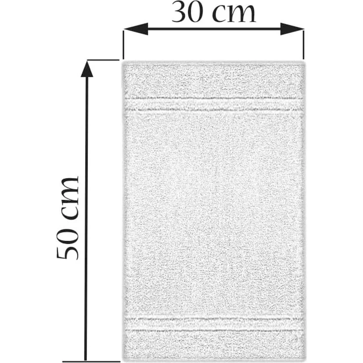 Lashuma Gästehandtücher Linz, Frottee (4-St), Grüne Gästetücher flauschig 30x50 cm – Bild 4