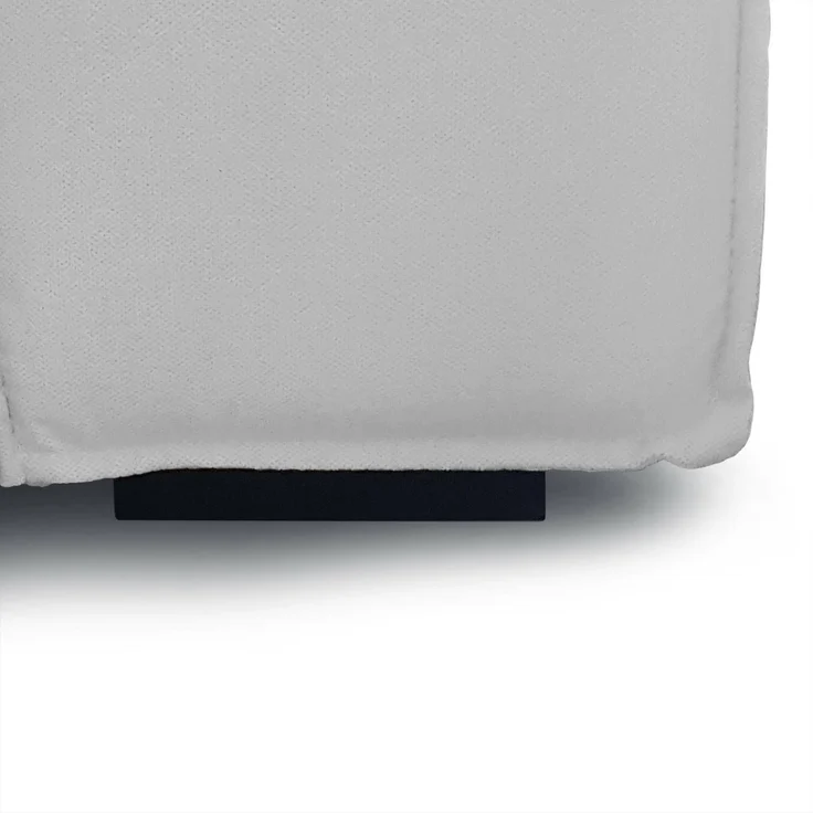 Dmora Sofa mit Halbinsel Amuleto, modulares 2-Sitzer-Sofa mit rechter Halbinsel, Stoffsofa, 100 % Made in Italy, 220 x 170 x 70 cm, Grau – Bild 7