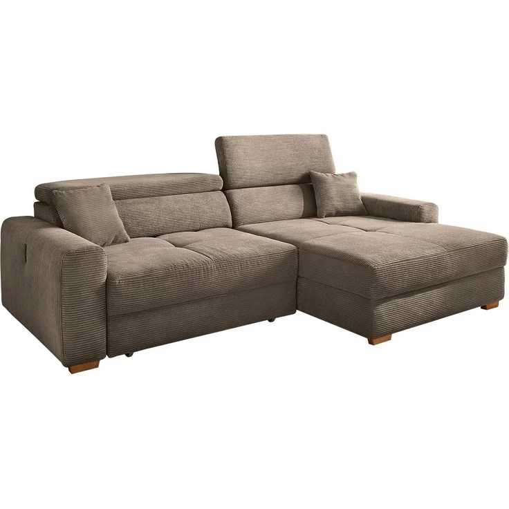 Wohnlandschaft Sammy / Slider, Braun, 277 x 80 x 187 cm – Bild 3