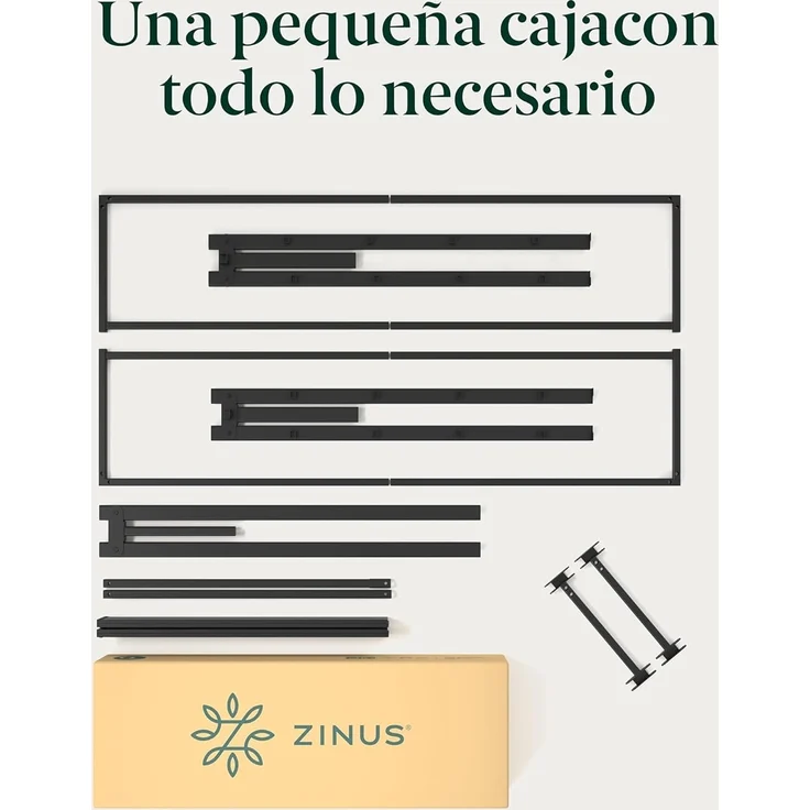 Zinus Yelena 35,6 cm Classic Metal Plattform Bed Frame with Steel Slat, Double – Bild 9