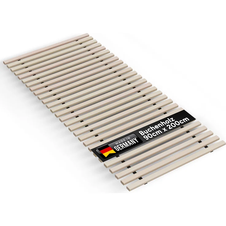 Rollrost Lattenrost -NEU- " Buchen - Xandi " 22mm 90 x 200 cm bis 650kg – Bild 1