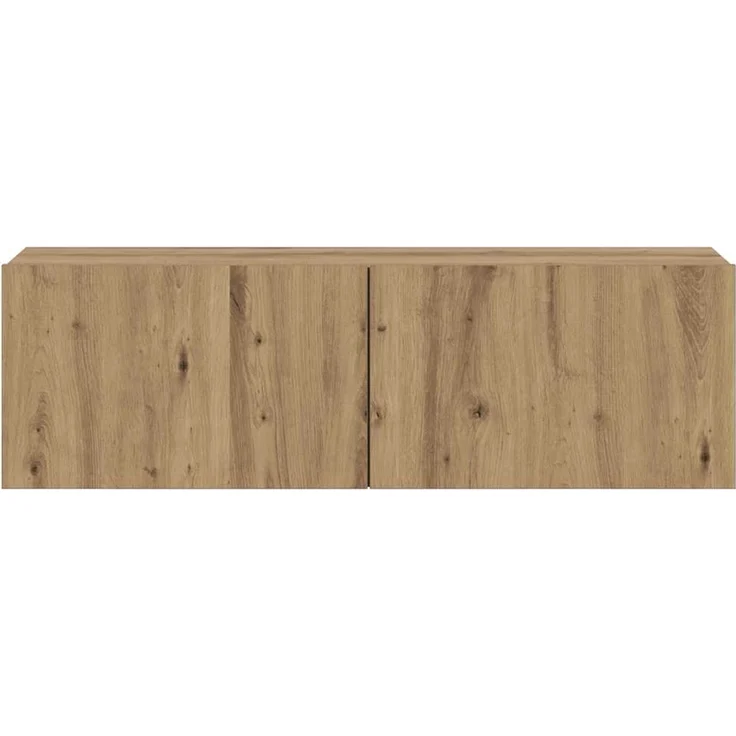 TV-Wandschrank, TV-Hängeboard Fernsehschrank Artisan-Eiche 100 x 30 x 30 cm Holzwerkstoff – Bild 4