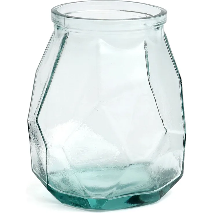 Die Wide Origami Vase - Blau