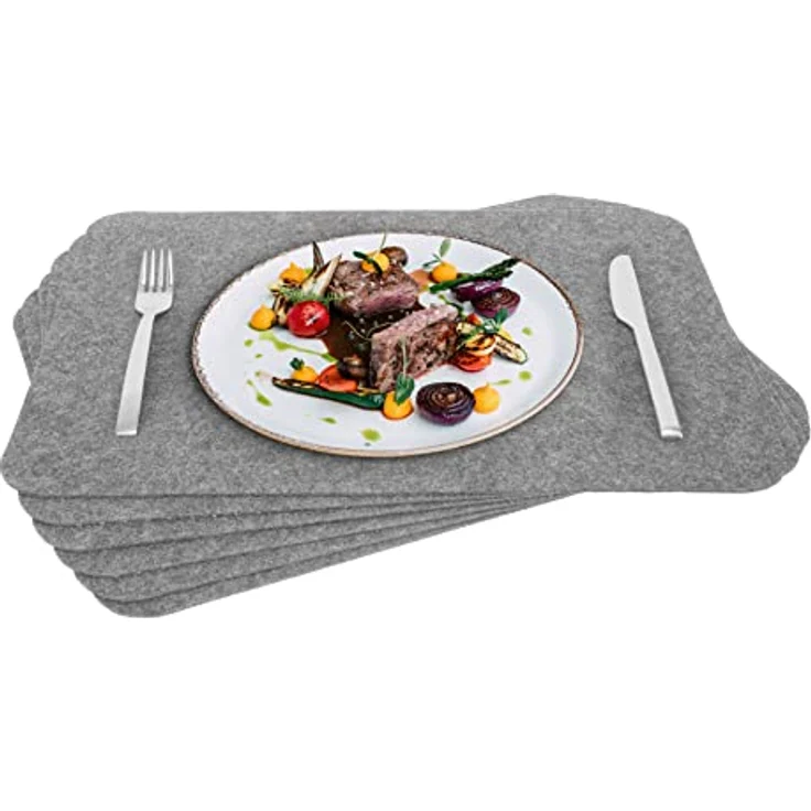 Rubberneck Tischsets (6er Set, Filz, 45x32 cm) – Bild 2
